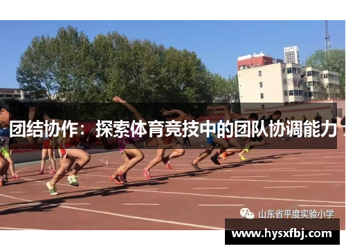团结协作：探索体育竞技中的团队协调能力