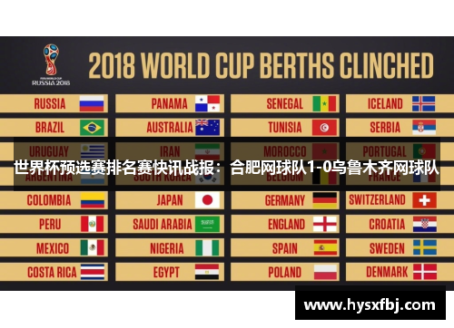 世界杯预选赛排名赛快讯战报：合肥网球队1-0乌鲁木齐网球队